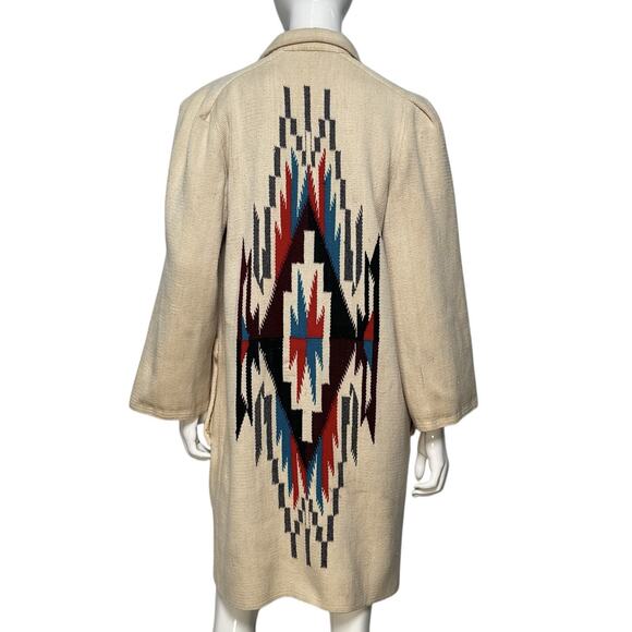 Vintage 1940’s Woven Wool Chimayo Jacket Hand Loomed New Mexico, S/M - Picture 15 of 15